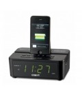 CRD500 CONAIR CLOCK RADIO W/ ipod/iPhone/iPad Dock Black